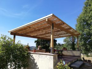 Pergole In Legno Addossate E Portanti 2