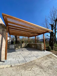 Pergole In Legno Addossate E Portanti 21