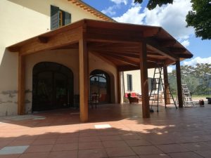 Pergole In Legno Addossate E Portanti 43